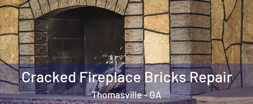  Cracked Fireplace Bricks Repair Thomasville - GA