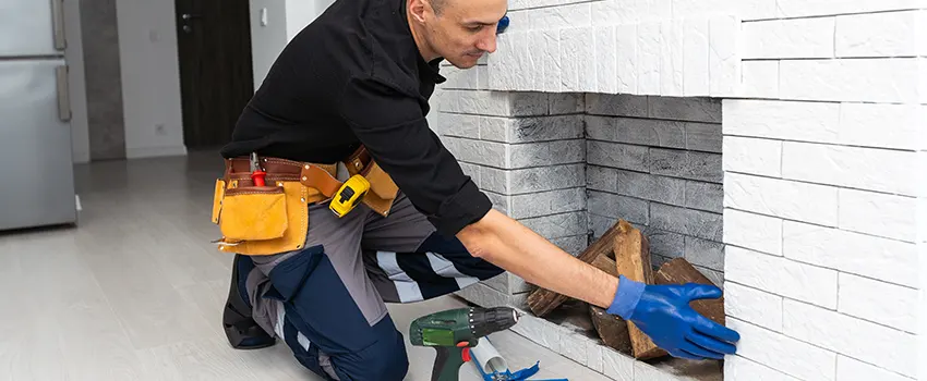 Fireplace Damaged Damper Frame Repair Services in Thomasville, Georgia