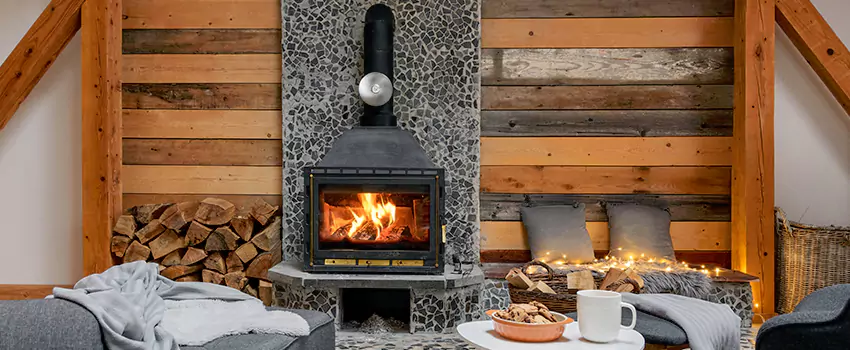 Thelin Hearth Products Direct Vent Gas Stove Fireplace Inspection in Thomasville, Georgia
